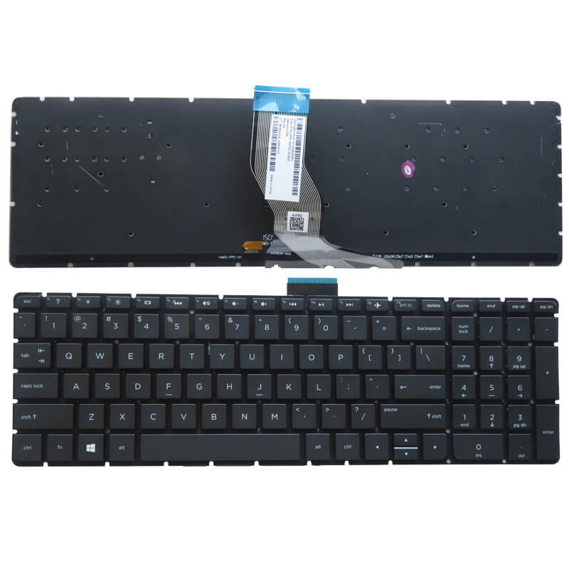 HP 17T-W100 Keyboard