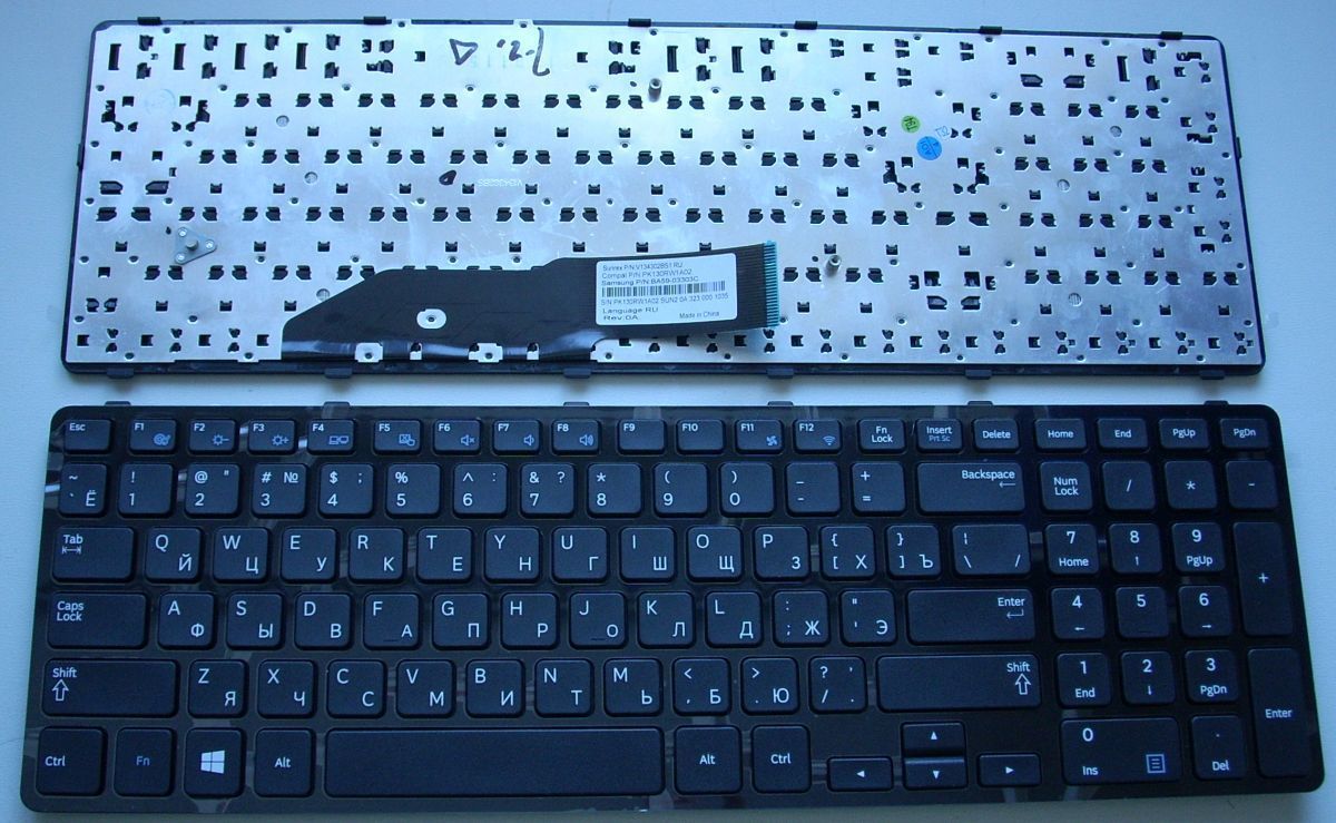 Original Keyboard for Samsung NP350E7C NP355E7C Series UK Black Layout